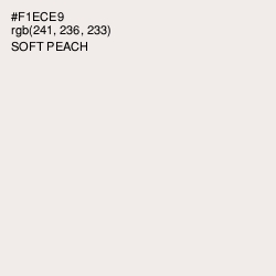 #F1ECE9 - Soft Peach Color Image